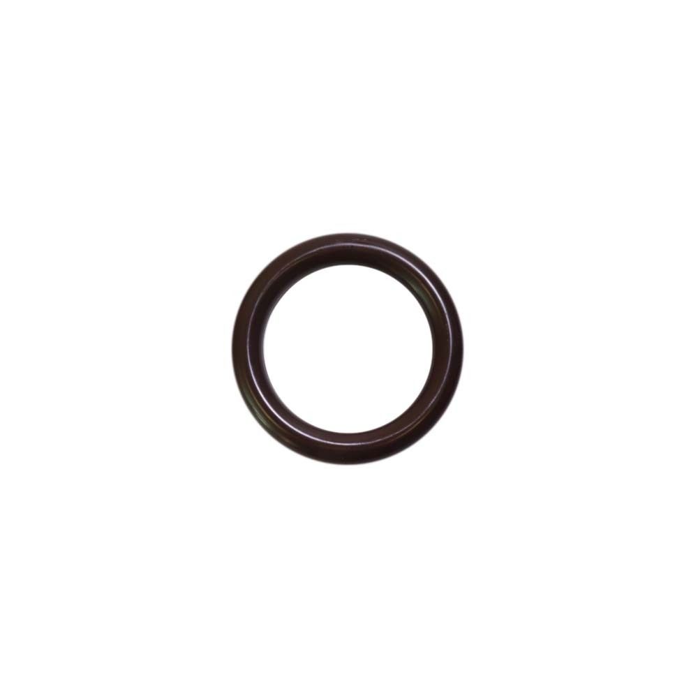 Кольца шторные круглые 38 мм пластик, коричневый, 20 шт