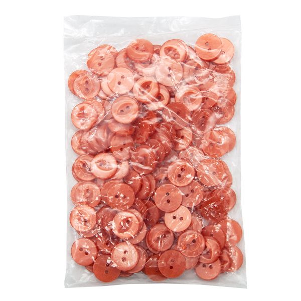 Пуговицы 2 прокола 28L (315 оранжевый), CX-2719, 144 шт