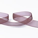 Лента капроновая (органза) 20.0 мм / 22.8±1 метра, 110 т. коричневый, Blitz OR-20