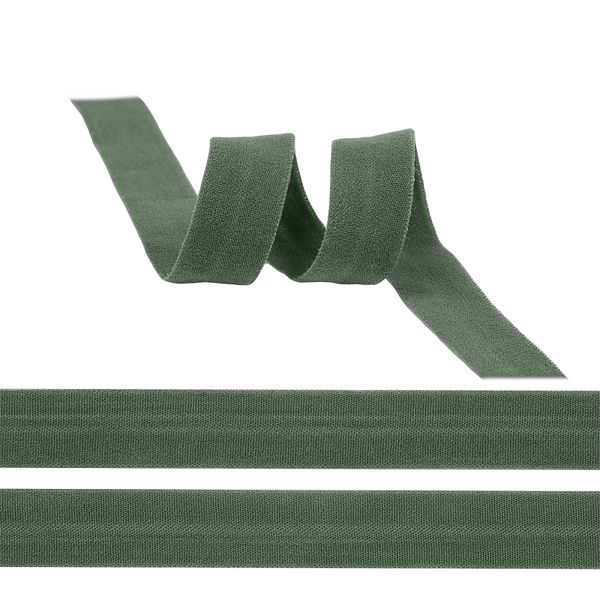 Резинка бельевая (окантовочная) матовая 15.0 мм / 50 метров, ROM.15567S, S567 хаки