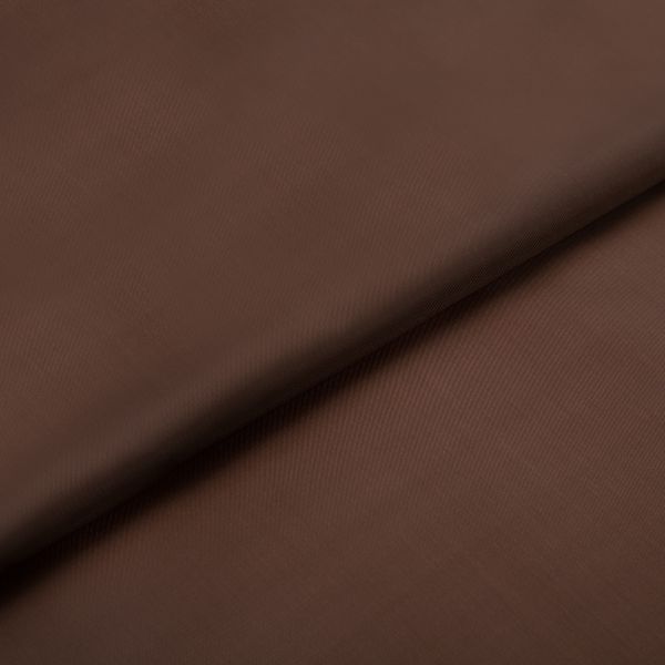 Ткань подкладочная (таффета) 180Т, 57 г/м², 200х152 см, 492 т.коричневый, Gamma 180Т