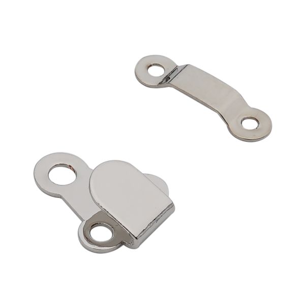 Крючки пришивные 15х11 мм, nickel, 10 шт