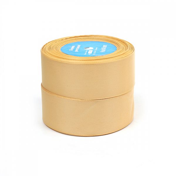 Лента репсовая (в рубчик) 38.0 мм, цв.826 песочный For Hobby 2 шт по 22.86м (±1м)