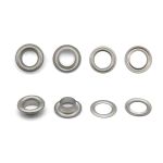 Люверсы металл ⌀_8.0 мм (внутр.), серебро, 100 шт, BIG