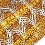 Тесьма отделочная 40 мм, 13-7871 цв.золото уп.13.71м