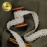 Кружево вязаное (тесьма) 20 мм, диз. 294, цв.01 натуральный, уп. 50 м, Kruzhevo