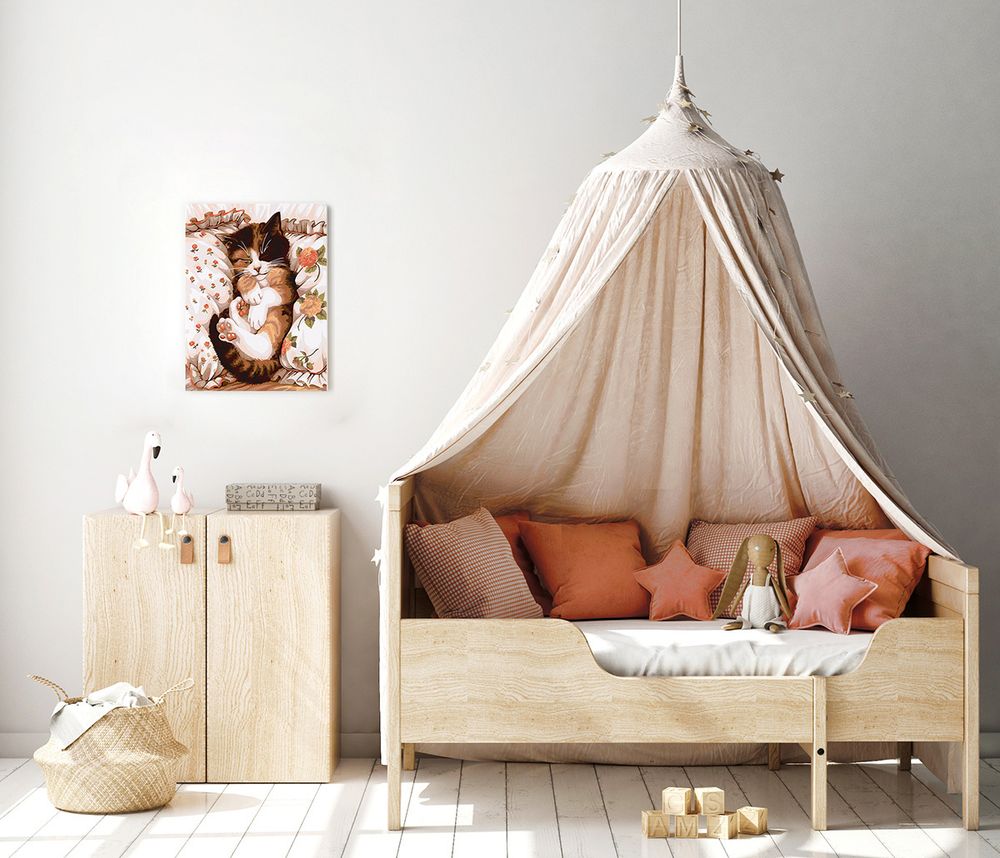 Картина по номерам Фрея PNB/PM-214, Сны котика, 40х30 см