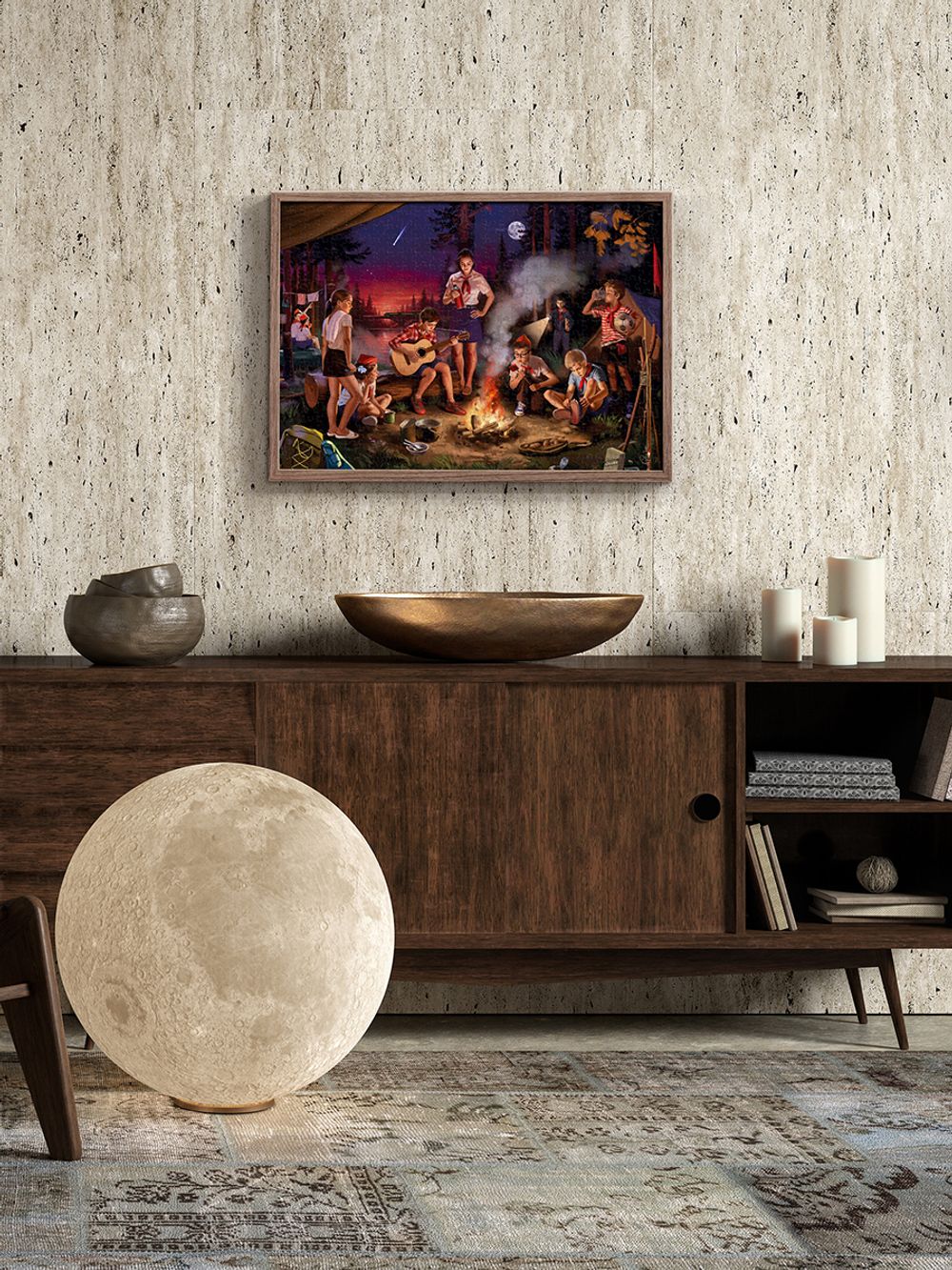 Пазл 1000 элементов, PZL-1000/105 Вечер в пионерском лагере, Фрея