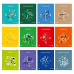 Комплект тетрадей со справочными материалами Знания в действии, A5+ 48 л. 12 шт, на скобе 60 г/м², белизна 90%, клетка/линия, 00889 12 предметов, Светоч 48К2