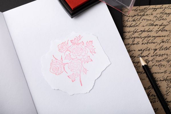 Штамп 5.8х7.2 см, 02 Розовый куст, Mr.Painter TSM-01