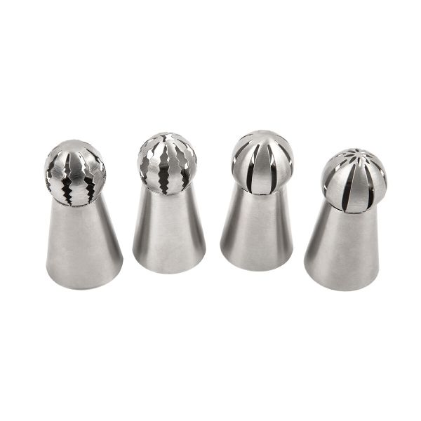 Набор кондитерских насадок металл, 3 шт, металл, S-Chief SHF-0117