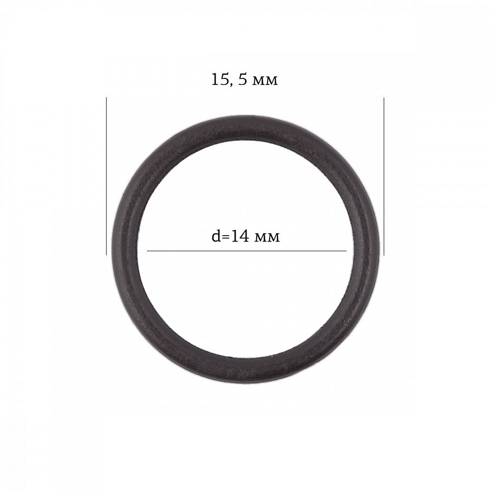 Кольца для бюстгальтера металл ⌀14.0 мм, 111 шоколадно-коричневый, Arta, 50 шт