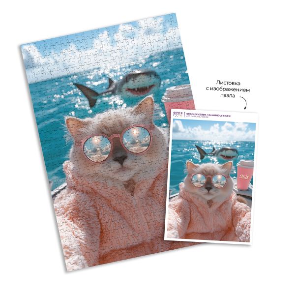 Пазл 500 элементов, PZL-500/98 Опасное селфи, Фрея