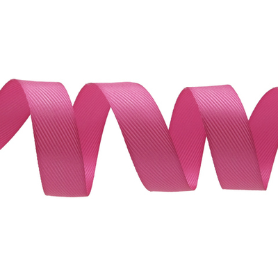 Лента декоративная ёлочка 25.0 мм / 20±1 метров, 24 фуксия