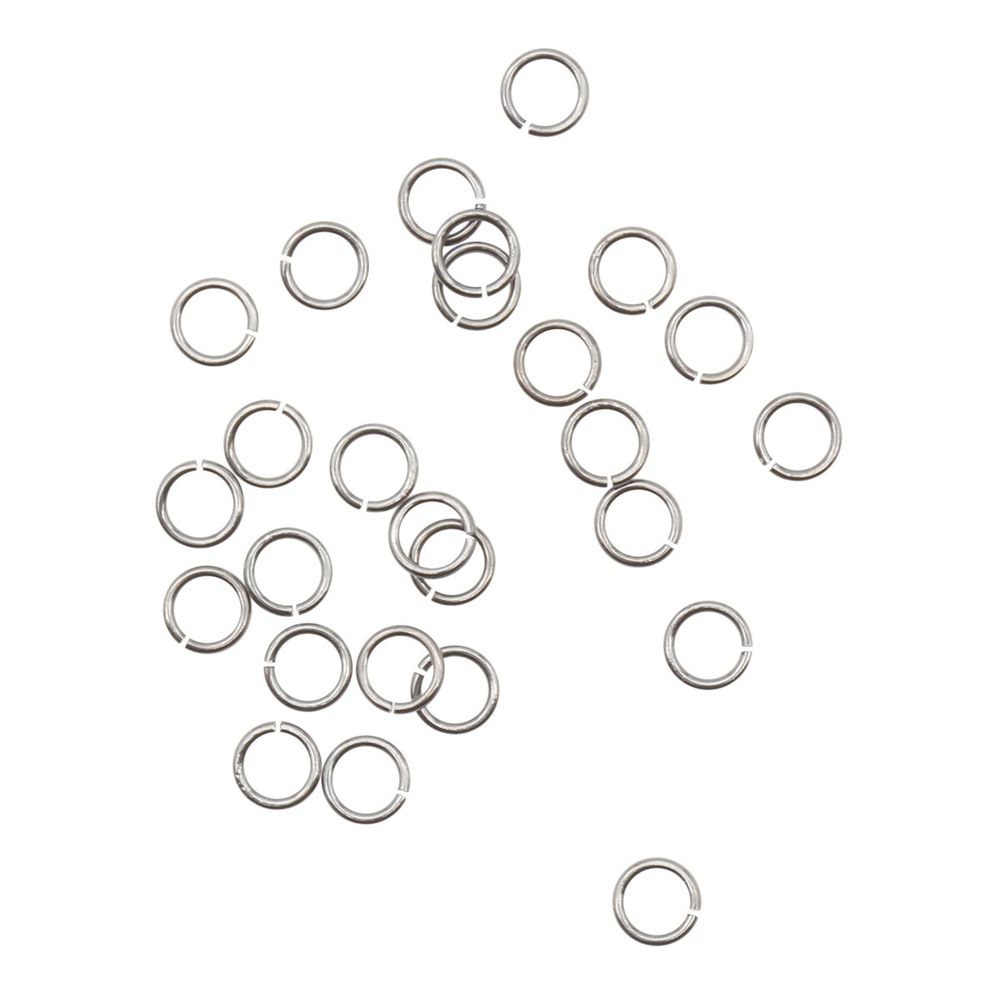 Кольцо соединительное, 0,7х5 мм, 30 шт/уп (черный никель)