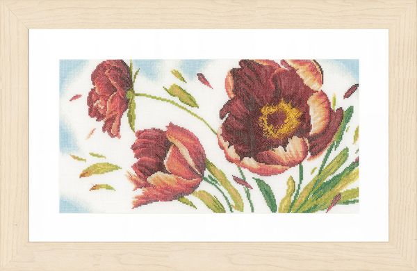 Набор для вышивания нитками Lanarte, На ветру