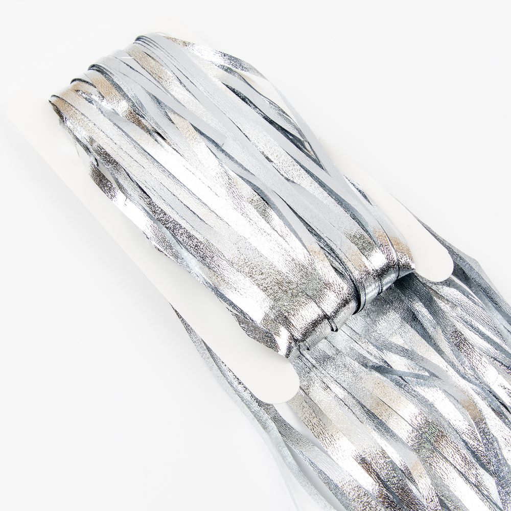 Занавес праздничный Дождик 100х200 см, 02-серебристый, матовый, Boomzee GBZ-10