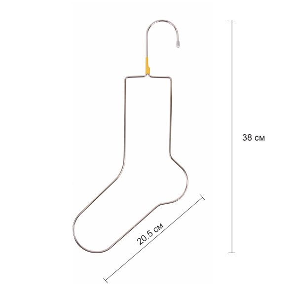 Блокатор-шаблон для вязания носка размер 32-34, металл, 2 шт, Gamma SBМ