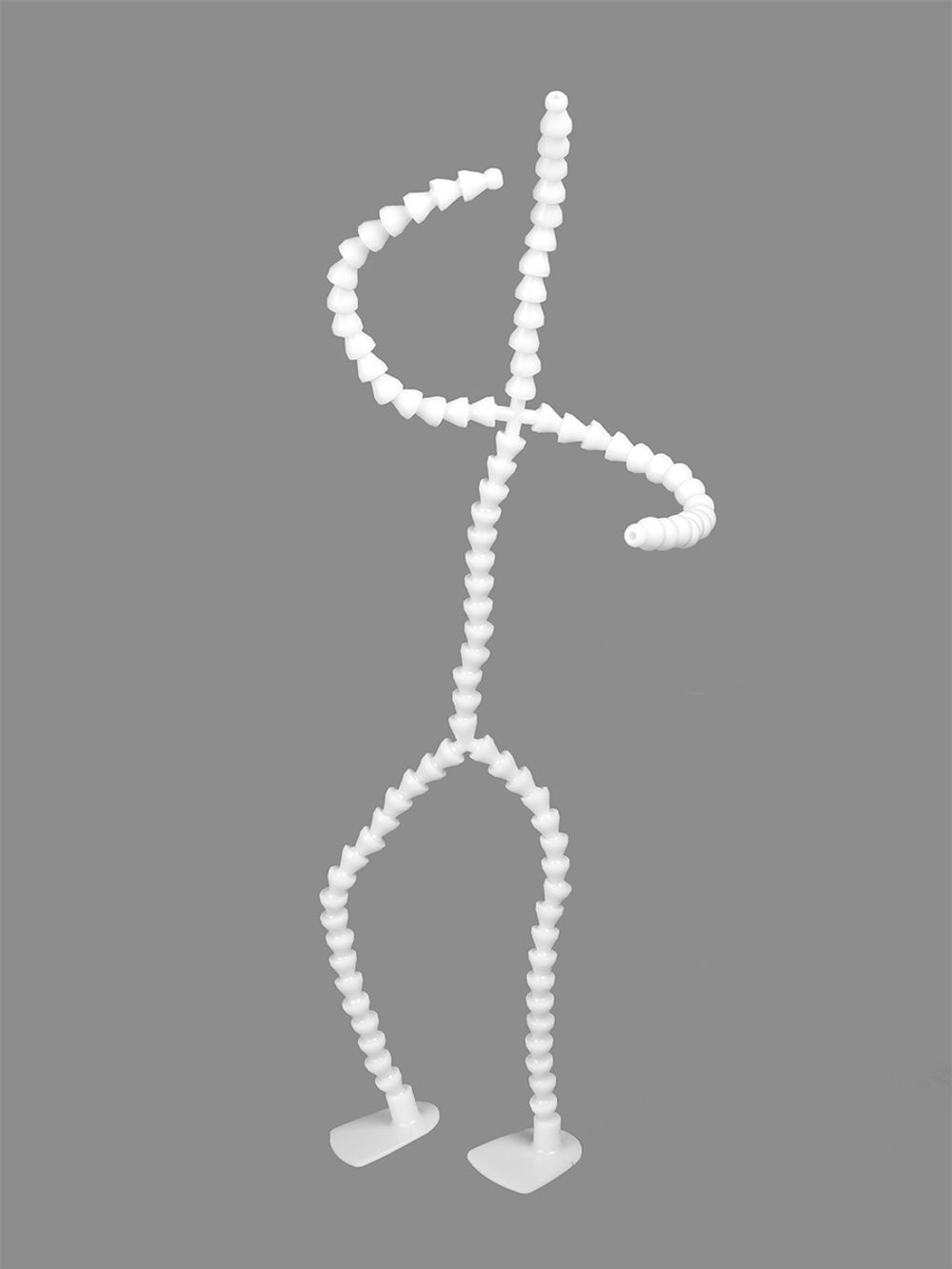 Скелет для кукол и игрушек 55 см, со ступнями ног 10 звеньев, ноги 18 звеньев