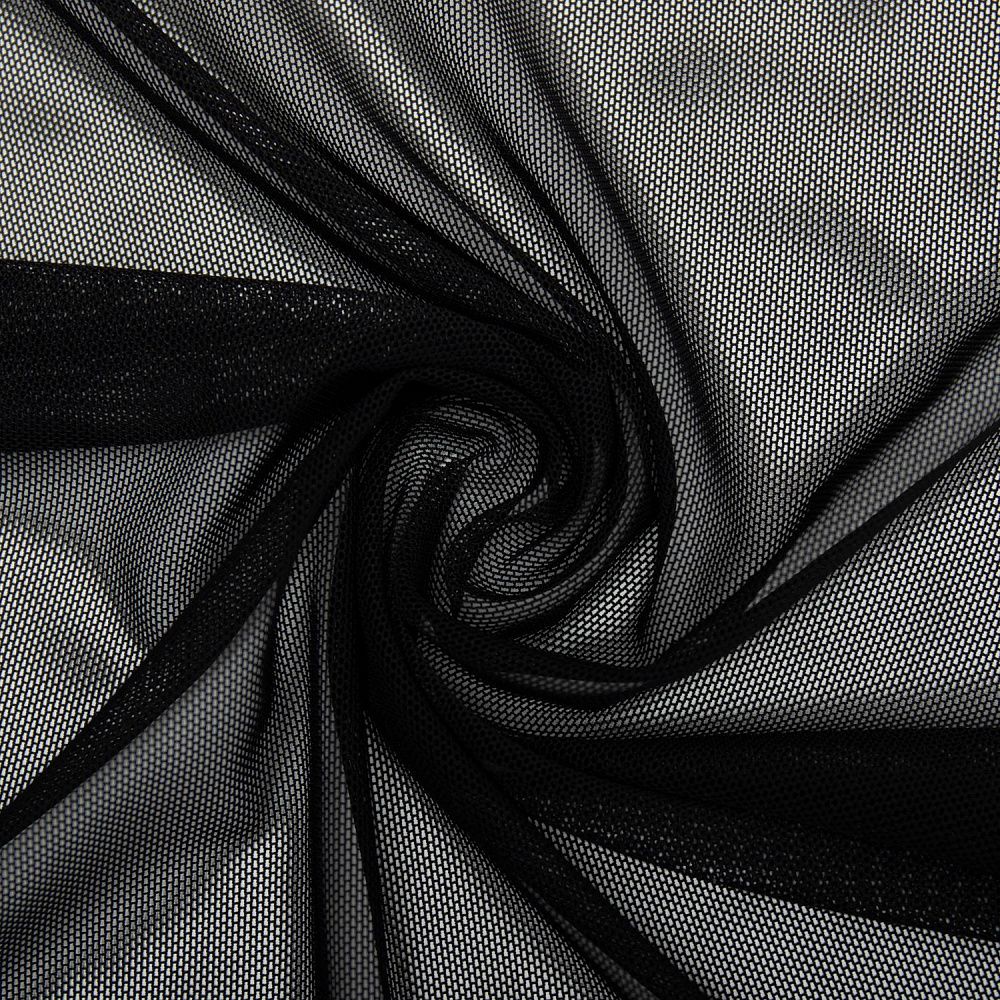 Сетка подкладочная 90 г/м², 155 см / 4-5 кг, Р.28318.02, цв.02 черный