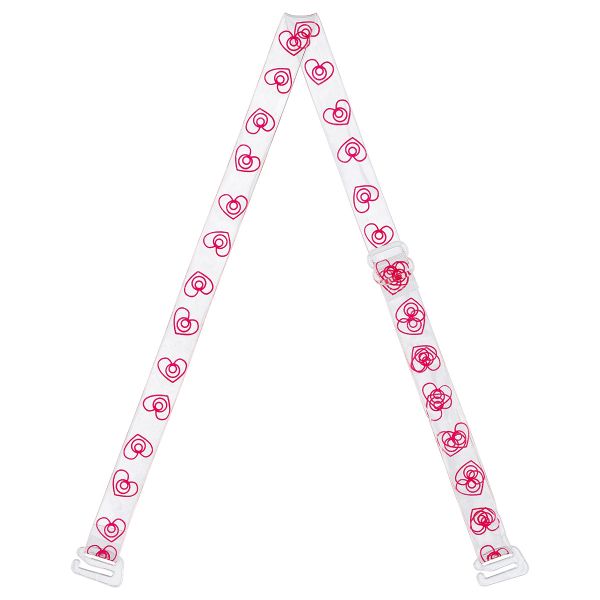 Бретели для бюстгальтера 10 мм, 10 пар, /РП/, красный, Gamma BR-1037