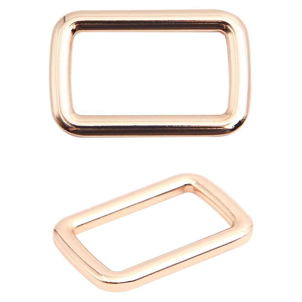 Рамка прямоугольная металл 30 мм /39х25 мм/ золото цв.02, ГУ12749, 4 шт