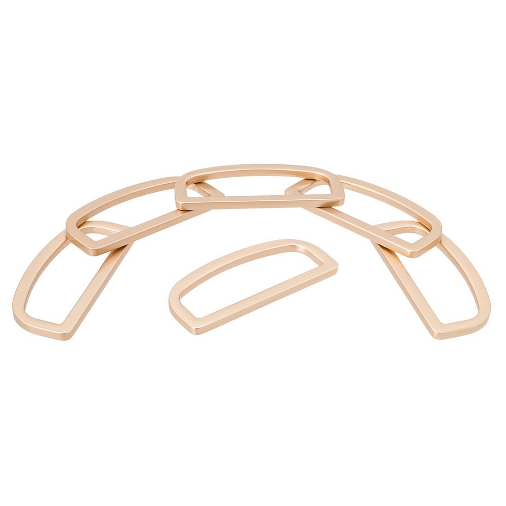 Полукольцо литое металл 38мм (45х20мм), золото, MB2345, 6 шт