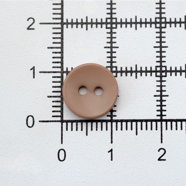 Пуговицы 2 прокола 18L, 11 мм, (Beige (бежевый)), NE74, 144 шт