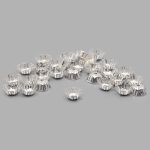 Шапочка для бусин 4AR209-3, 13мм 30 шт/упак, Astra&Craft (серебро)