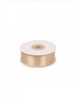 Лента атласная 1-сторонняя 25.0 мм / 22.5±1 метра, 3009 бежевый, Magic4Hobby