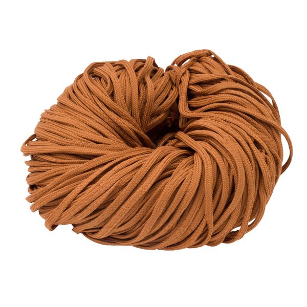 Шнур обувной плетеный ⌀6.0 мм / 100 метров, (диаметр ±1 мм), горчичный, С34