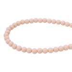 Бусины пластик ⌀6 мм, 500 г, матовые, круглые, 30881 телесный, 1AL139-1 , Astra&Craft