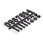 Цифры арабские для часов 1,5см, черный