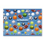 Альбом для рисования 100 г/м², A4 29х20.5 см, 12 л. на скобе, 10 шт, 000689 Заряд бодрости, Светоч 12АЛСК4_1_3_9