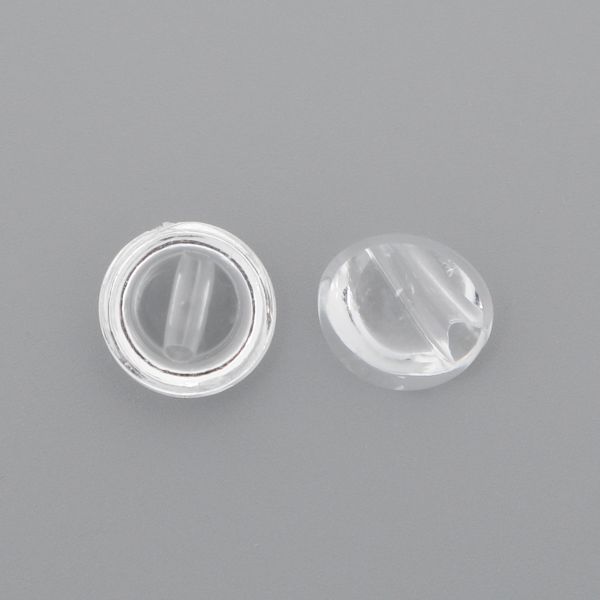 Пуговицы на ножке 16L=10 мм, (Clear (прозрачный)), 72 шт