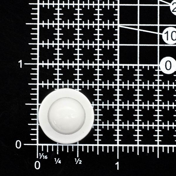 Пукля поварская, цветная, 10 мм (кипенно-белый) П-10, 500 шт