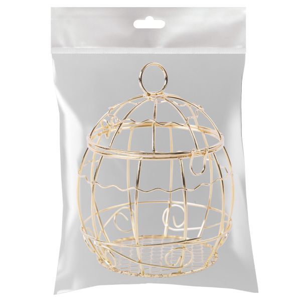 Миниатюра кукольная: Клетка металл 7х9.5 см, Blumentag MET-404