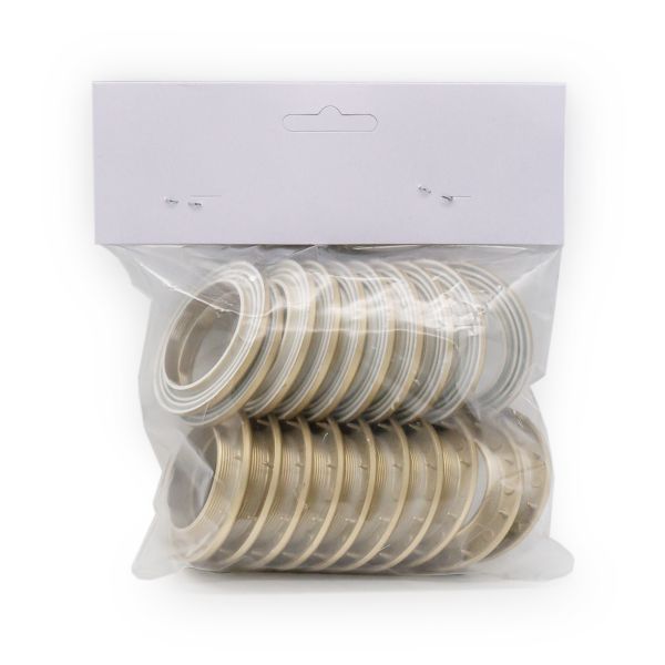 Люверсы шторные ⌀35 мм, с многоуровневым замком, №13 Belladonna, 10 шт