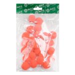 Помпоны ⌀15-18мм (28 ярко-розовый), AR079, 25 шт