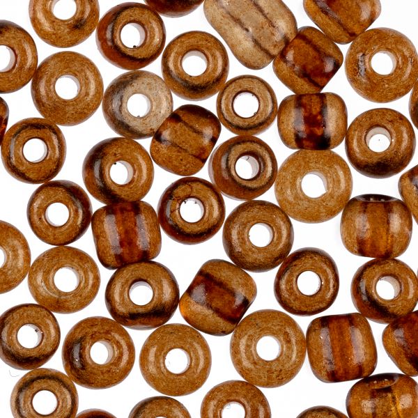 Бисер Zlatka 6/0 (4.1 мм), 100 г (10х10 г), №0013 коричневый, GR