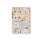 Бизнес-блокнот, матов.ламинация + выбор.лак, ББ244 A6 64 л. 4 шт клетка, Летняя акварель 01657, Светоч