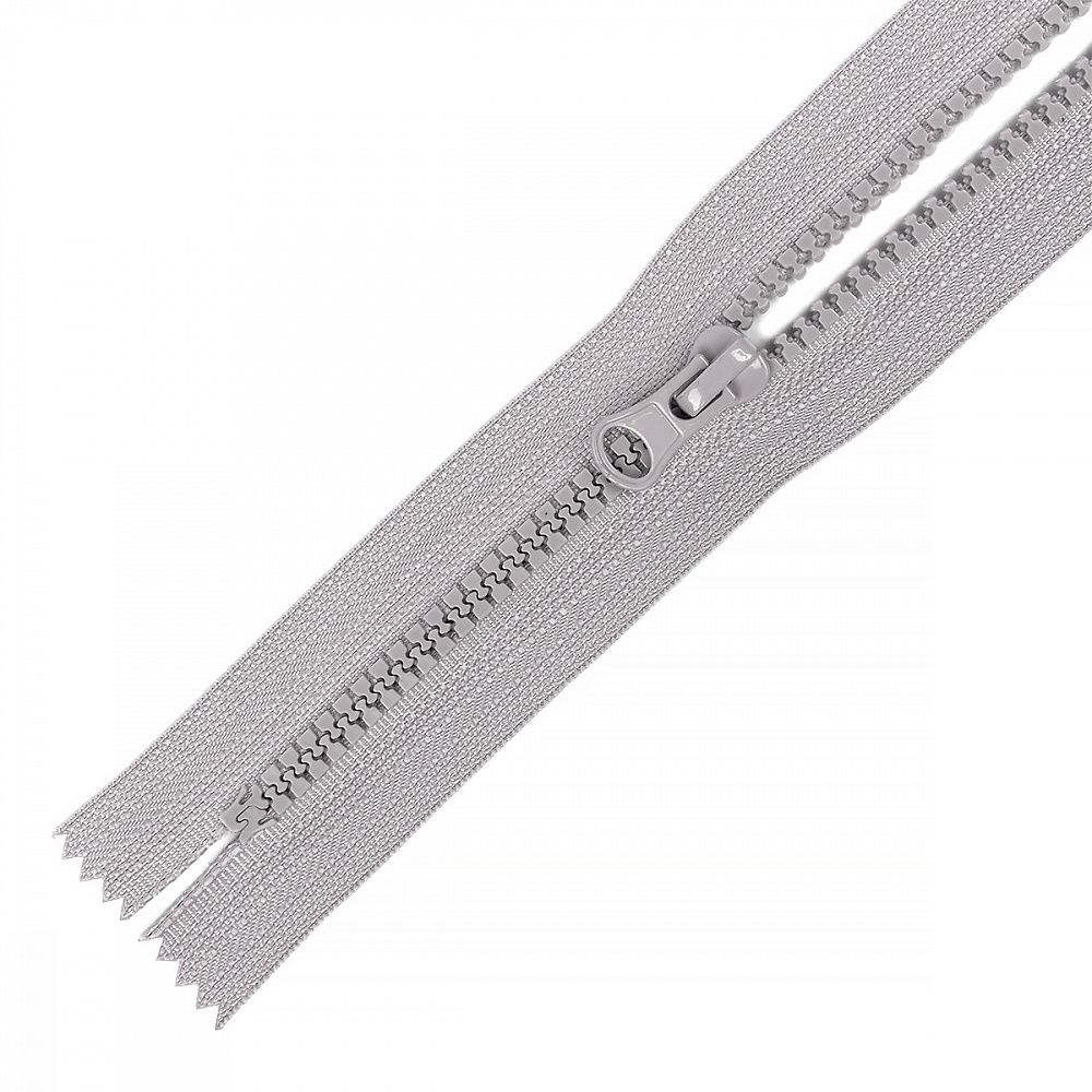 Молния трактор Т5 (5 мм) 1 зам., н/раз., 18 см, усил.зв., S336 св.серый, 50 шт, Mzip Молния трактор Т5 (5 мм) 1 зам., н/раз., 18 см, усил.зв., S336 св.серый, 50 шт, Mzip