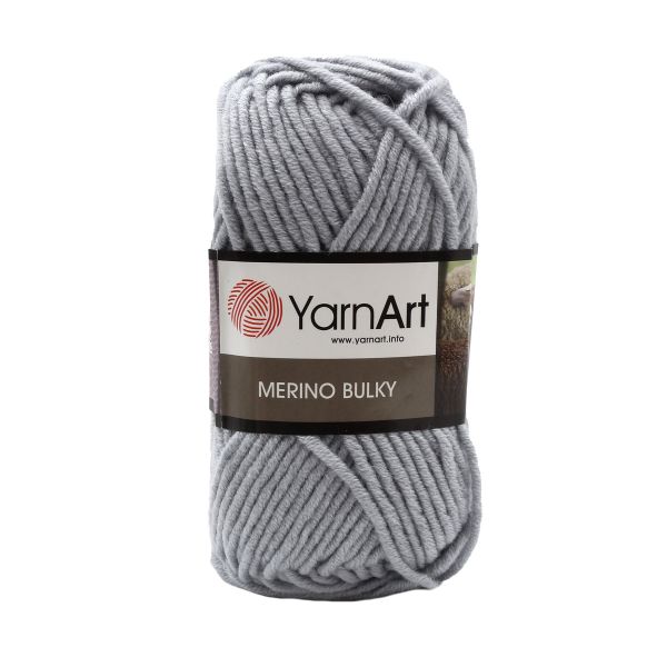 Пряжа YarnArt (ЯрнАрт) Merino Bulky / уп.5 мот. по 100 г, 100м, 3072 серо-голубой