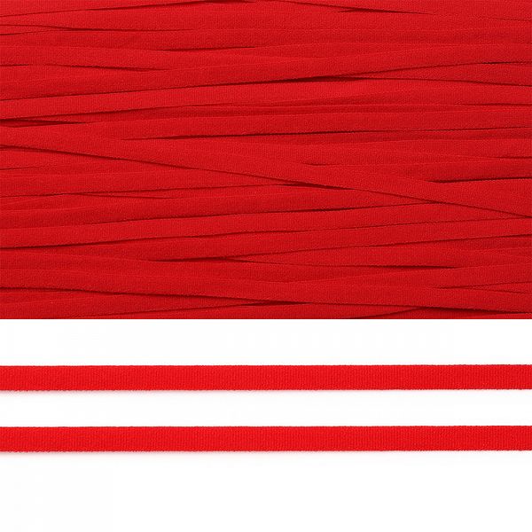 Резинка бельевая (отделочная) 5.0 мм / 1000 метров, ЕТK красный SD163