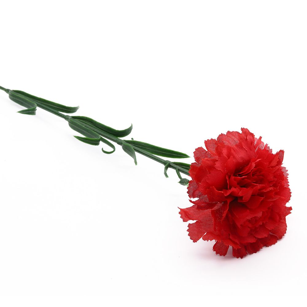 Цветы искусственные Гвоздика, 54см, D Красный