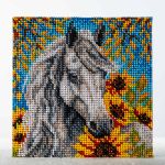 Набор для вышивания бисером Кроше (Радуга бисера) Т27_5205, Бьянка 14х14 см