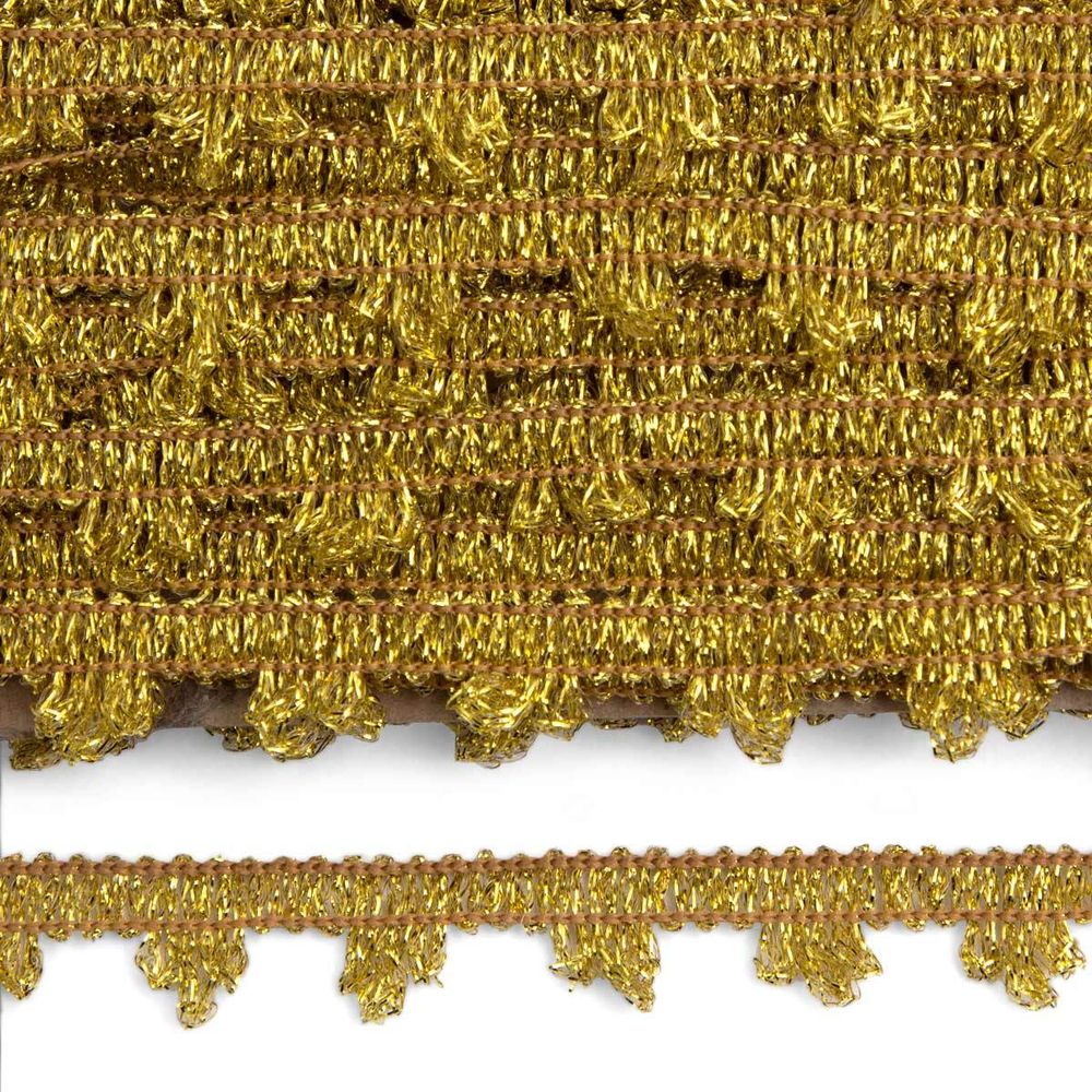 Тесьма 12 мм, 16м (золото)
