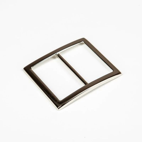 Пряжка регулировочная металл 45 мм. никель, 2 шт, BIG