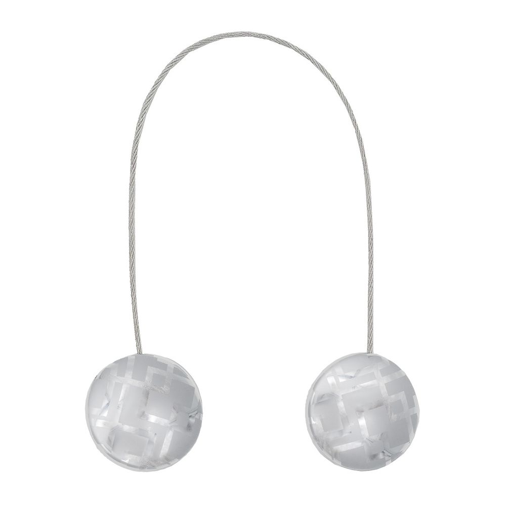 Клипсы для штор магнитные с тросом, 30см ⌀45, 1П