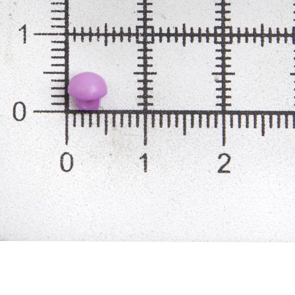 Украшения декоративные пуговицы Мини круглые на ножке, 5мм, уп/20 шт, сиреневый